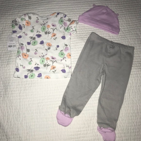 Carter’s 3 Pieces Outfit Size 6 months NWT {E6} - Picture 2 of 3